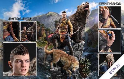 God of War: Ragnarok - Atreus (Deluxe Bonus) 1/3 Scale Statue