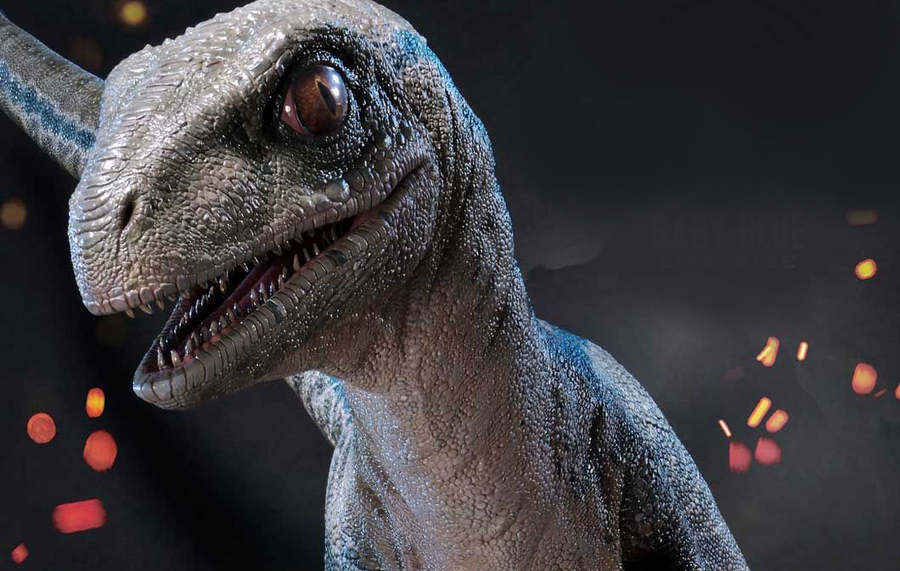 Jurassic World: Fallen Kingdom - Baby Blue Life-Size Statue
