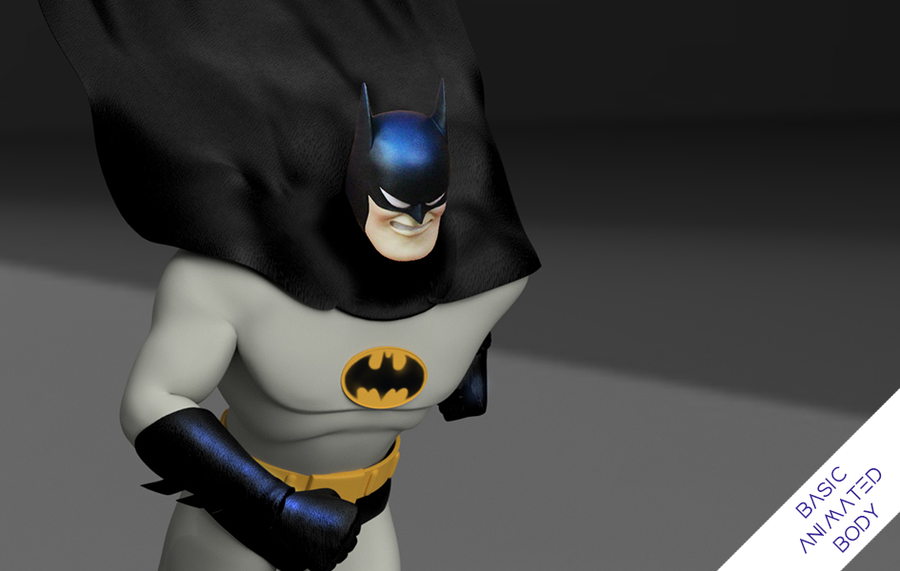 Batman: The Animated Series - Batman (Basic Animated Body) 1/6 Scale Figure