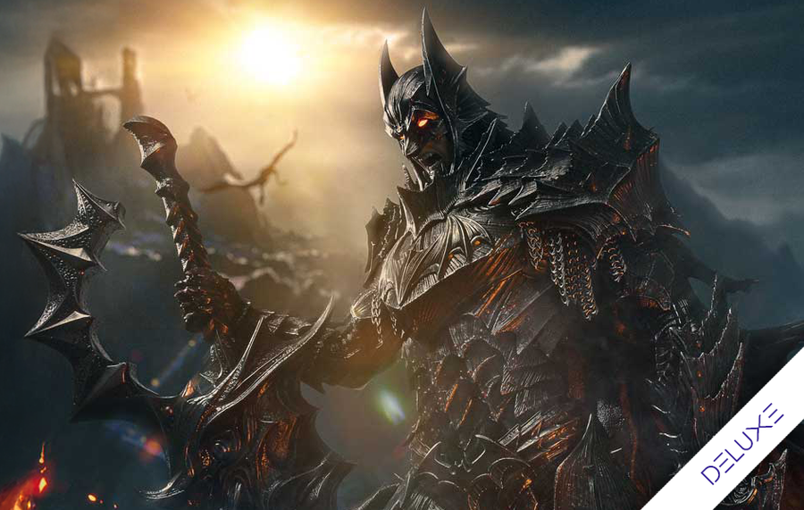 Batman: the Berserker Rage Mode (Deluxe) 1/4 Scale Statue