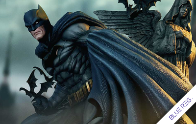 Batman Rebirth Edition (Blue Regular) 1/4 Scale Statue