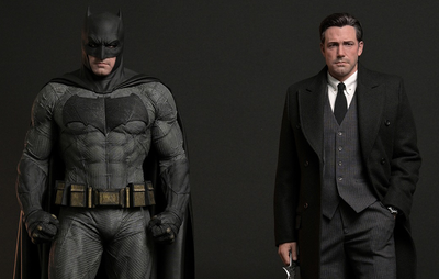 Justice League (2017) - Batman & Bruce Wayne 1/3 Scale Statue Set