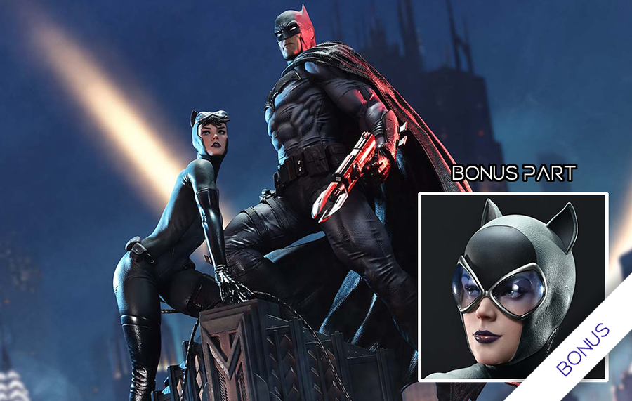 Batman & Catwoman (Bonus) 1/4 Scale Statue
