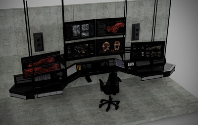 Batman v. Superman (2016) - Computer Lab (Ultimate DX) 1/6 Scale Collectible