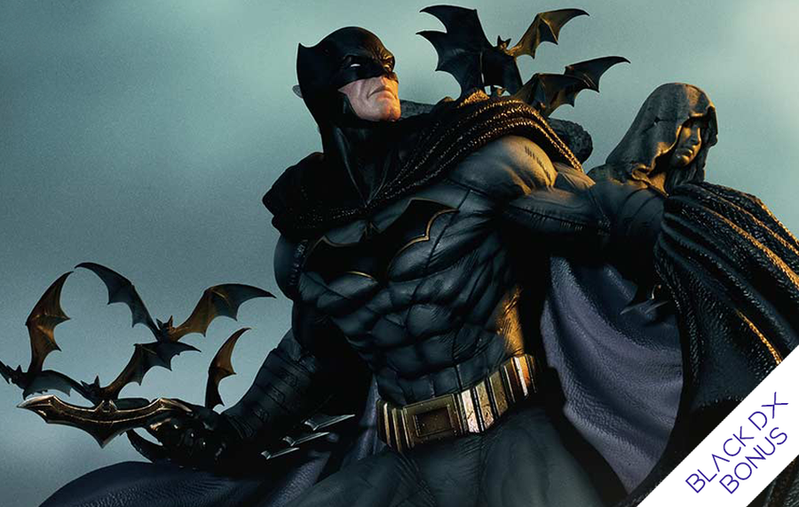 Batman Rebirth Edition (Black Deluxe Bonus) 1/4 Scale Statue