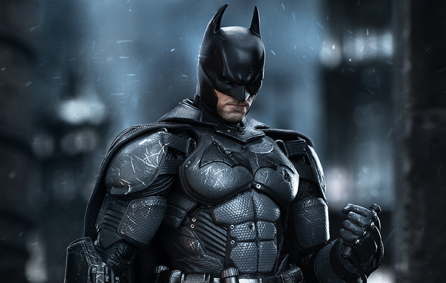 Batman: Arkham Origins - Batman (Battle-Damaged) InArt 1/12 Scale Figure