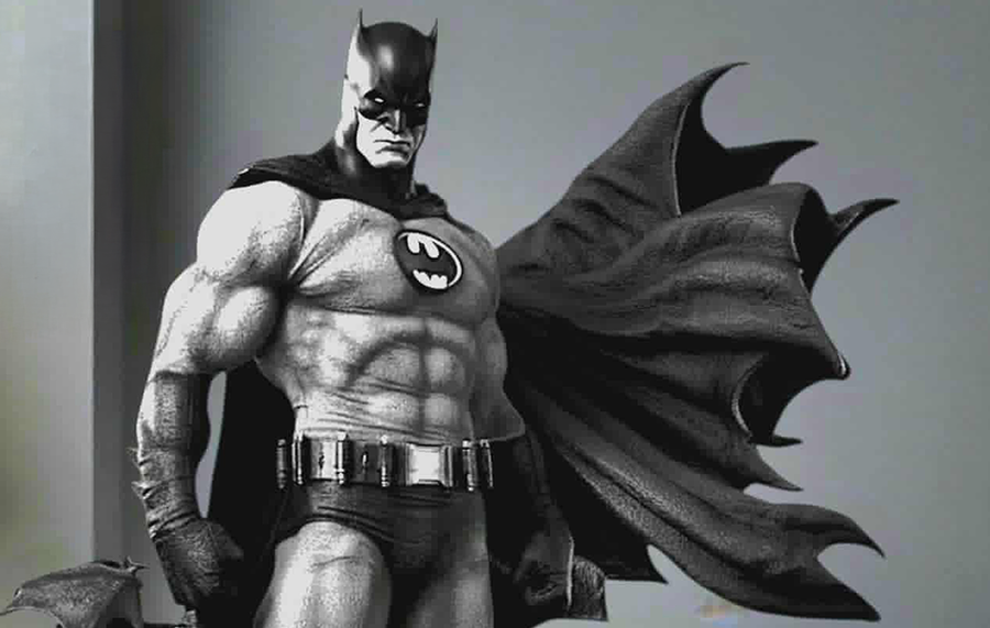 Batman (Black & White Ed.) Prestige Series 1/3 Scale Statue