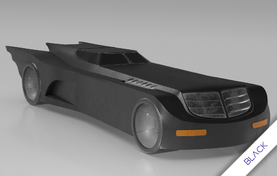 Batman: The Animated Series - Batmobile (Black) 1/6 Scale Vehicle