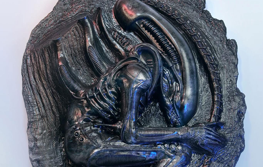 Alien - Big Chap 1/3 Scale 3D Wall Art