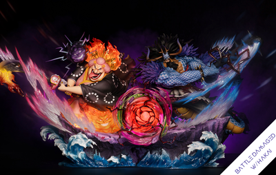 One Piece - Big Mom & Kaido (Battle Damaged w/ Hakai) Statue