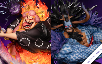 One Piece - Big Mom & Kaido (Battle Damaged) Statue