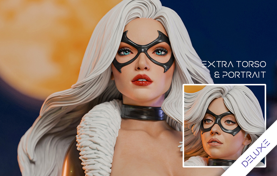Black Cat (Deluxe) 1/4 Scale Statue by Cincronize Labs