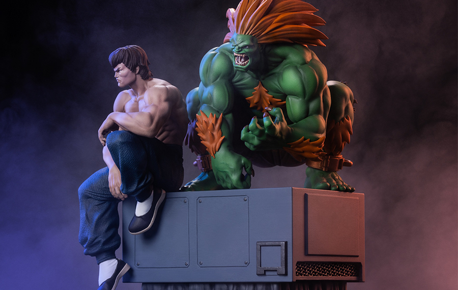  ICON HEROES Street Fighter 2: Blanka Polystone Statue : Toys &  Games