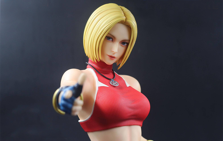 King of Fighters XIV - Blue Mary 1/4 Scale Statue - Spec Fiction Shop King of Fighters XIV - Blue Mary 1/4 Scale Statue - Spec Fiction Shop