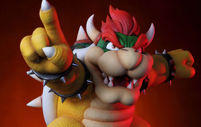 Bowser Statue