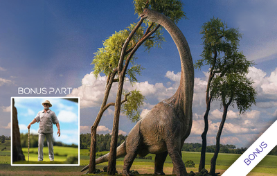 Jurassic Park (1993) - Brachiosaurus (Bonus) Statue