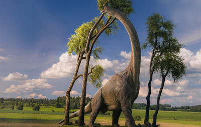 Jurassic Park (1993) - Brachiosaurus Statue