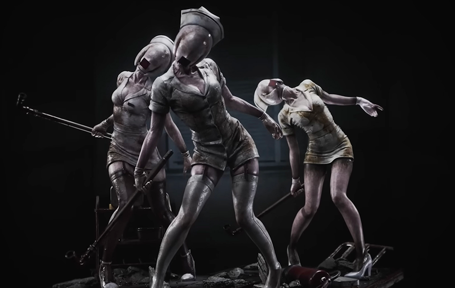 Silent Hill 2 - Bubble Head Nurse 1/4 Scale Statue