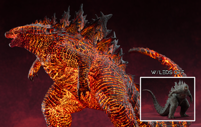 Godzilla: King of the Monsters (2019) - Burning Godzilla 2019 Hall of Fame Series Statue
