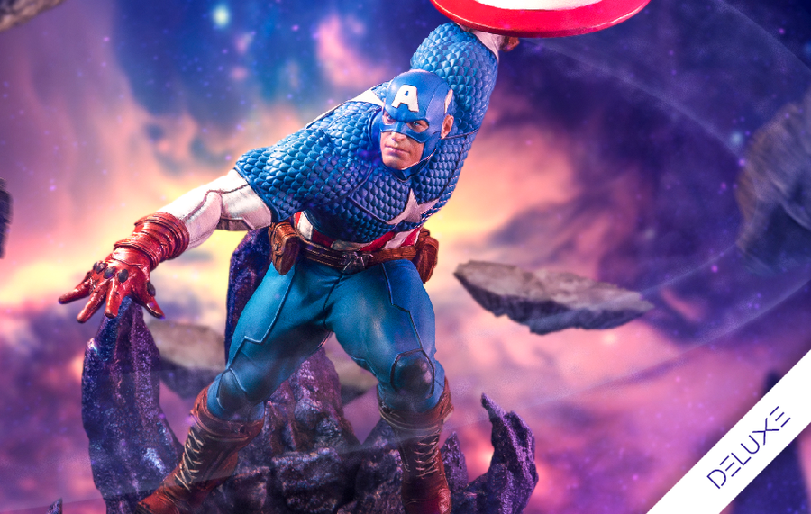 Infinity Gauntlet Diorama - Captain America Deluxe Art Scale 1/10