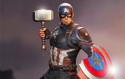 Infinity Saga - Captain America Legacy Replica 1/4