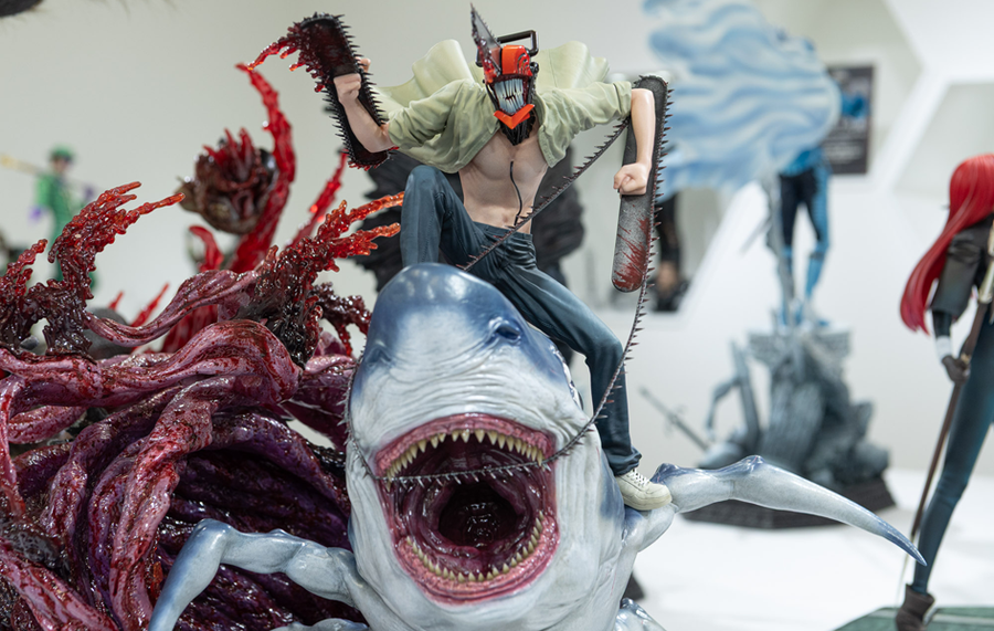Chainsaw Man – The Movie: Reze Arc - Chainsaw Man & Beam 1/4 Scale Statue