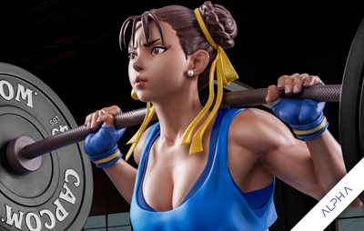 Chun-Li Powerlifting (Alpha) 1/4 Scale Statue