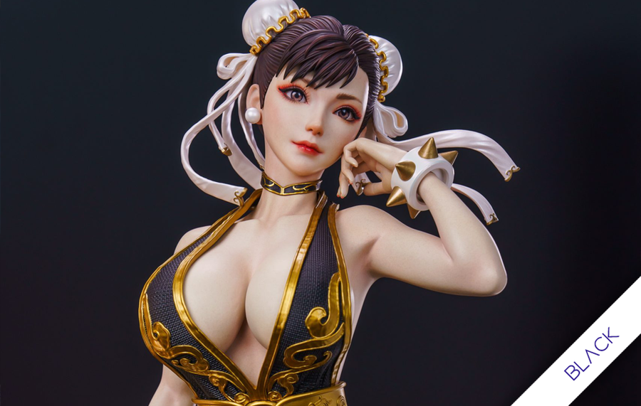 Chun-Li (Black Version) 1/3 Scale Statue