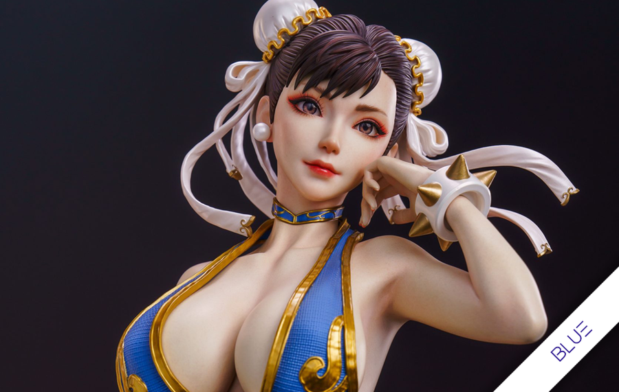 Chun-Li (Blue Version) 1/3 Scale Statue