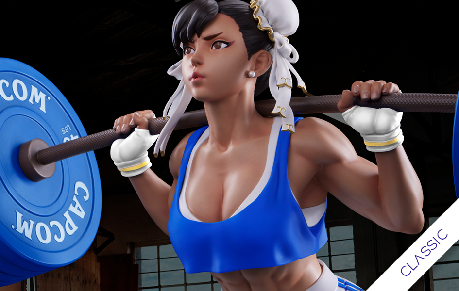 Chun-Li Powerlifting (Classic) 1/4 Scale Statue - Spec Fiction Shop