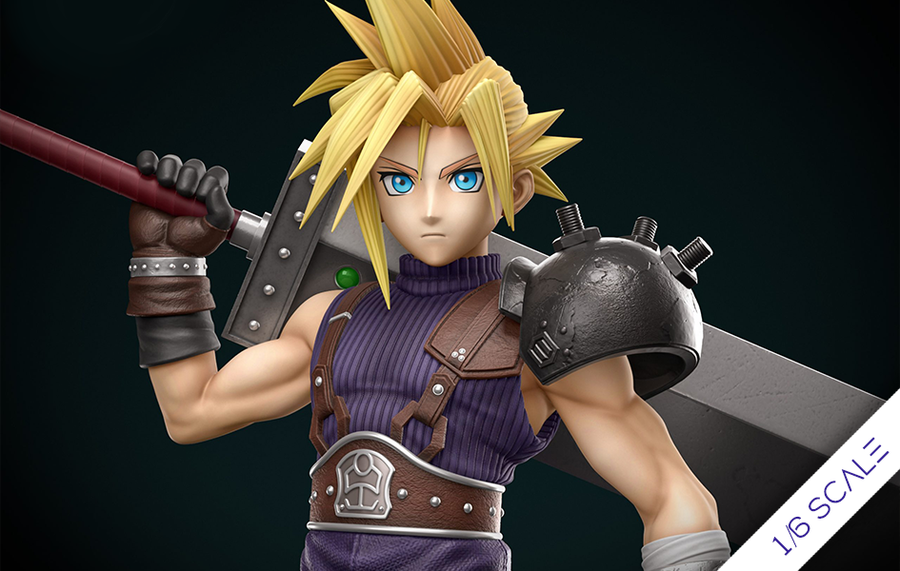 Final Fantasy VII - Cloud 1/6 Scale Statue by Dream Studio