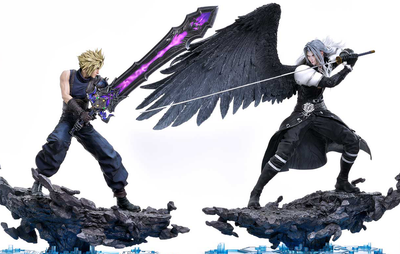 Final Fantasy VII: Rebirth - Cloud Strife vs. Sephiroth 1/4 Scale Statue