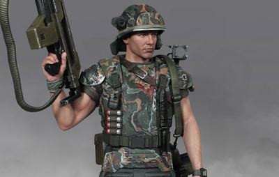 Aliens - Cpl. Dwayne Hicks 1/4 Scale Statue