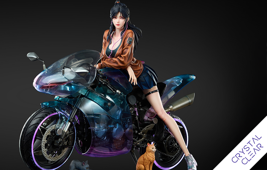 Cloud Worm Series - Crescent Moon (Crystal Clear Version) by WLOP 1/4 Scale Statue