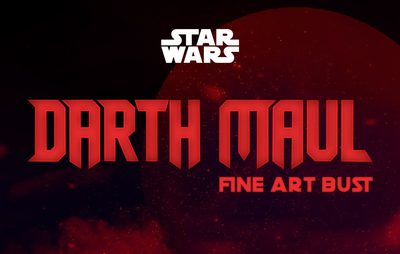 Darth Maul Fine Art Bust 1/4 Scale Statue