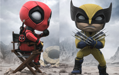 Deadpool & Wolverine MiniCo Statue Set