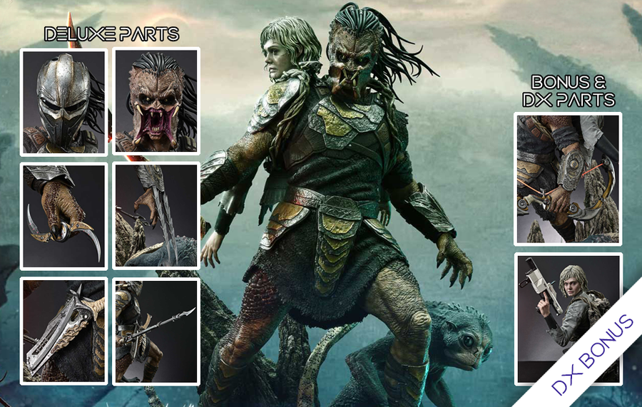 Predator: Badlands - Dek & Thia (Deluxe Bonus) 1/3 Scale Statue
