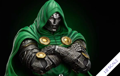 Doctor Doom 1/2 Scale Bust by Pin Jiang Iron Studio