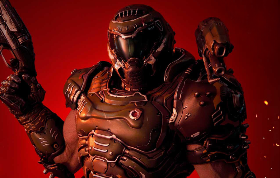 Doom Eternal - Doom Slayer (Deluxe Version) 1/3 Scale Statue