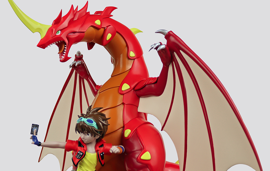 Bakugan - Drago & Dan 1/10 Scale Diorama