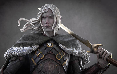 Dungeons & Dragons - Drizzt Do'Urden 1/4 Scale Statue