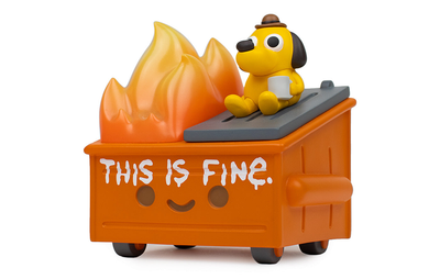 Dumpster Fire - This is Fine Vinyl Figure