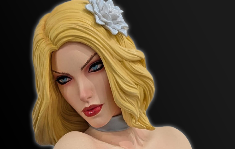 Frosty Geisha 1/4 Scale Statue