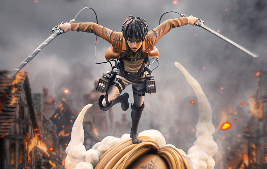 Attack On Titan - Eren Yeager Art Scale 1/10