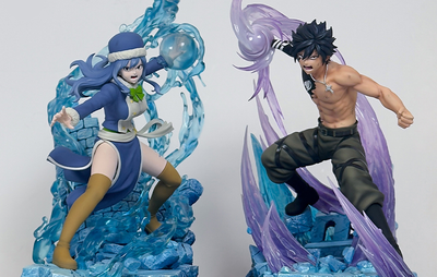 Fairy Tail - Grey Fullbuster & Juvia Lockser Ikigai 1/6 Scale Statue Set