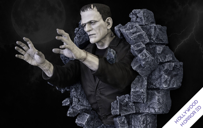 Frankenstein (Classic Horror Ed.) Life-Size Wall Sculpture