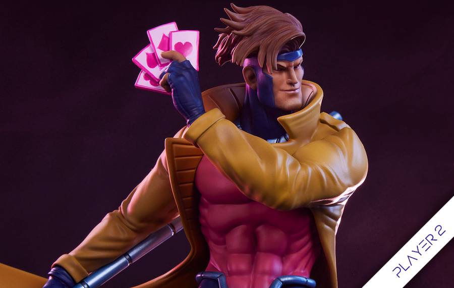 Marvel Gamerverse - Gambit (Player 2) 1/10 Scale Statue