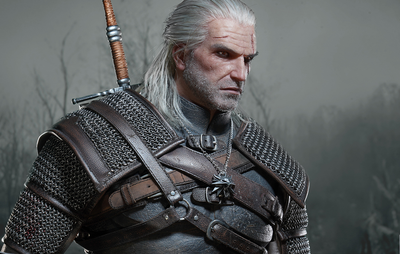 The Witcher 3 - Geralt of Rivia Prestige Line 1/2 Scale Statue