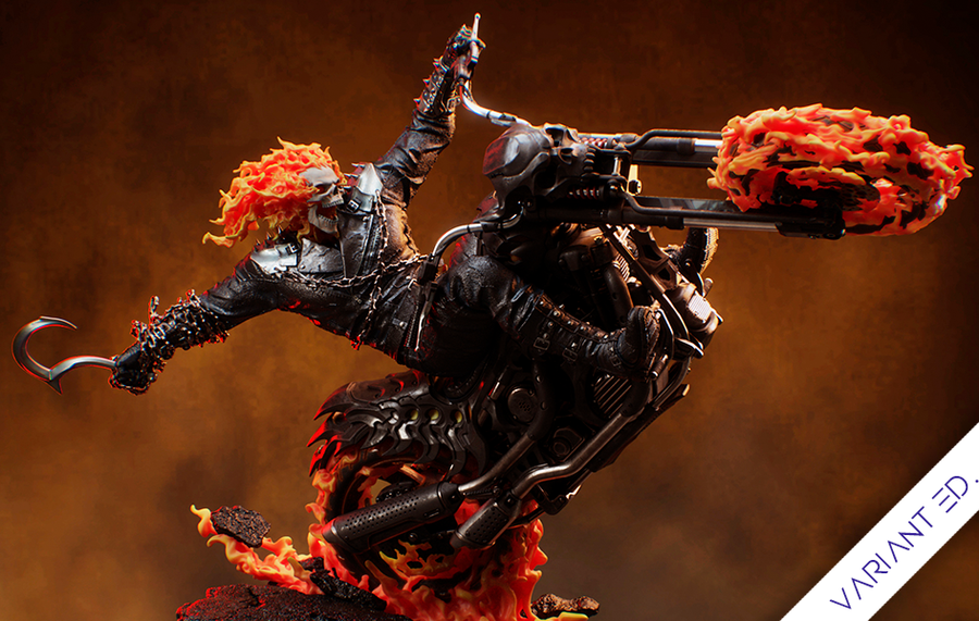 Ghost Rider (Variant Ed.) 1/3 Scale Statue
