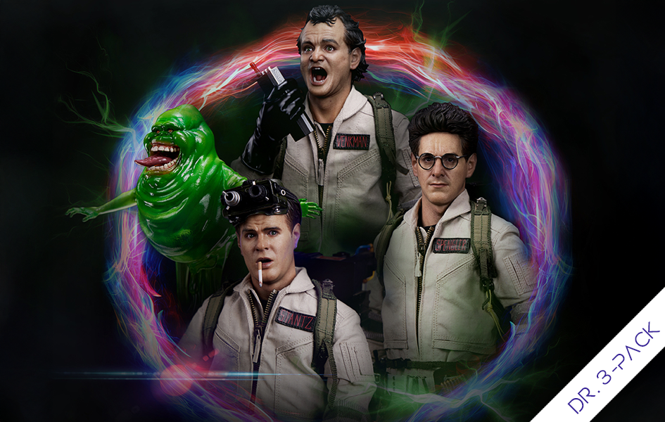 Ghostbusters Dr. 3-Pack (ver. 2) 1/6 Scale Figure Set - Spec Fiction Shop